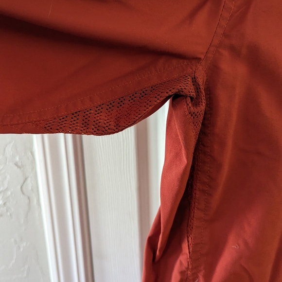 REI Sahara button Down Fishing Outdoor Shirt Sz Extra Large Red - Picture 7 of 8